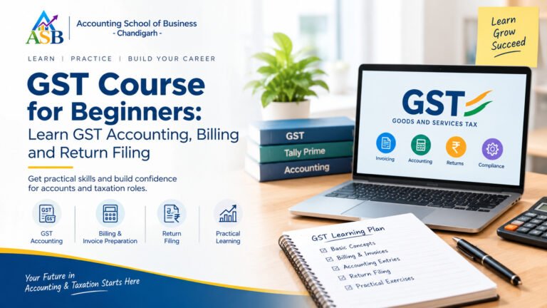 GST Course for Beginners: Learn GST Accounting, Billing and Return Filing