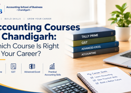 Accounting courses in Chandigarh covering Tally Prime, GST, Advanced Excel and practical accounting skills.